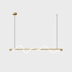 Pulse Minimalista Ottone Lampada a Sospensione
