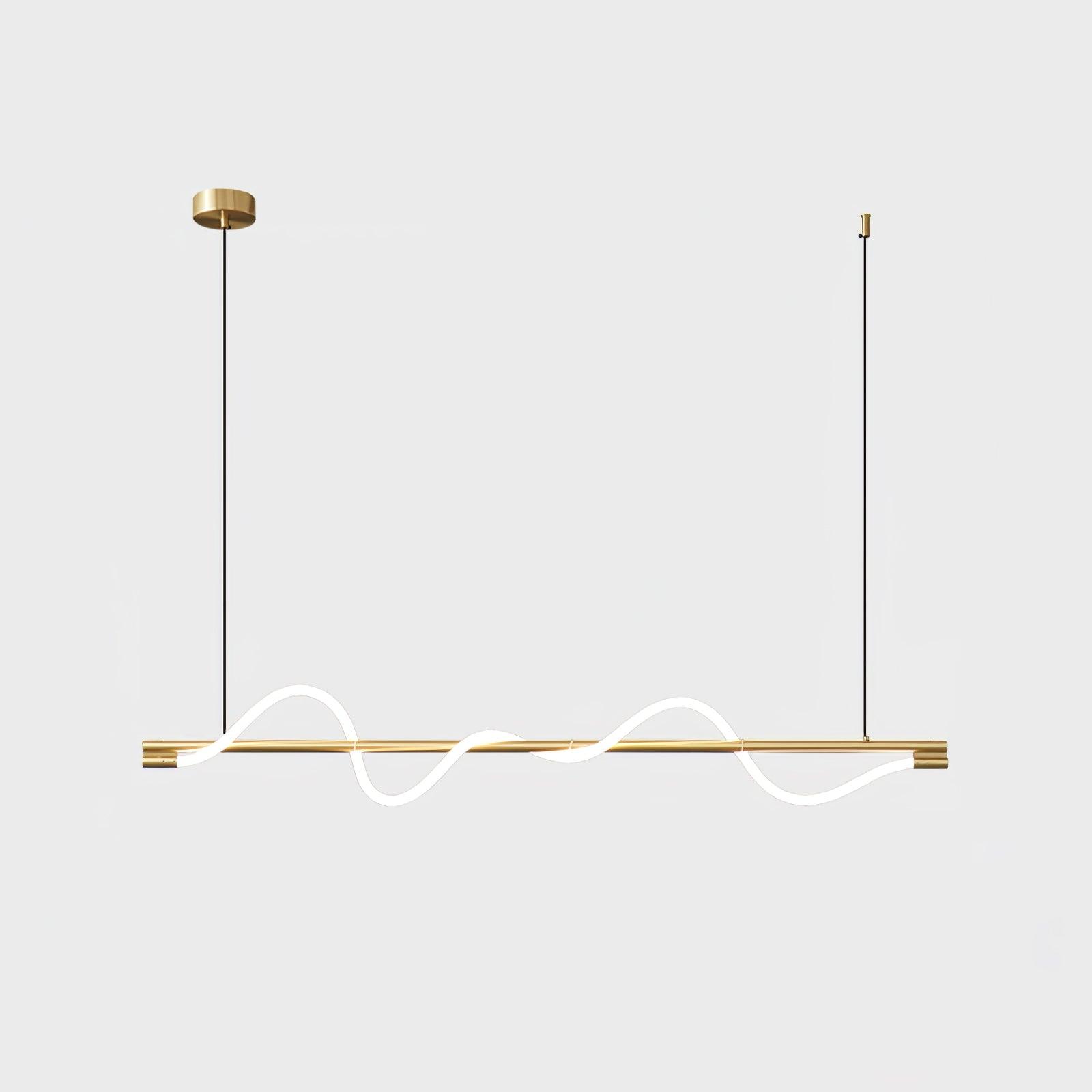 Pulse Minimalista Ottone Lampada a Sospensione