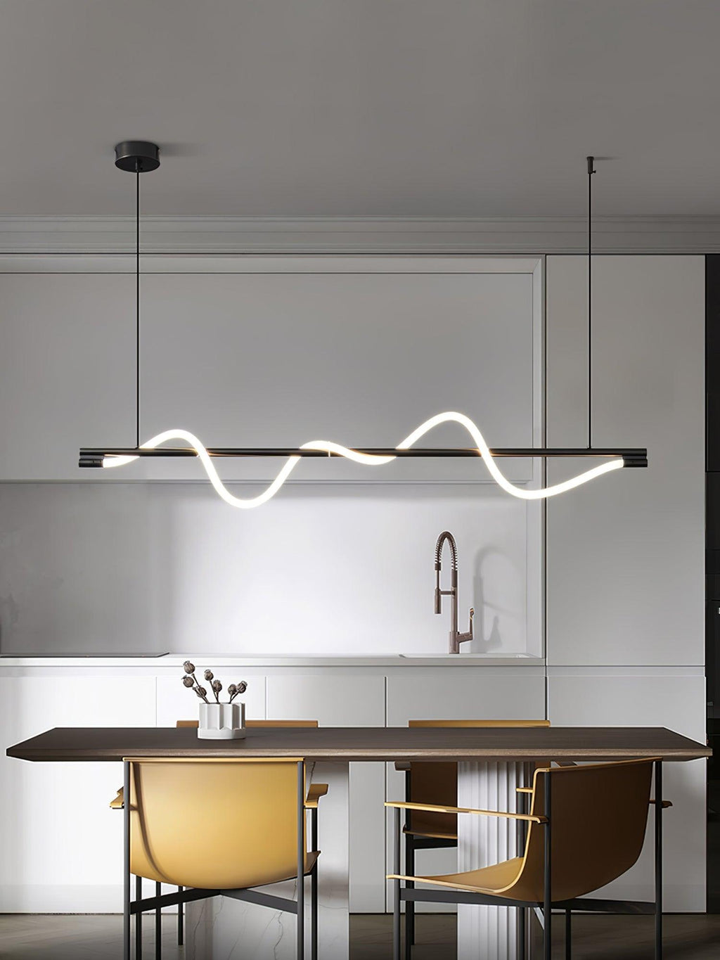 Pulse Minimalista Ottone Lampada a Sospensione