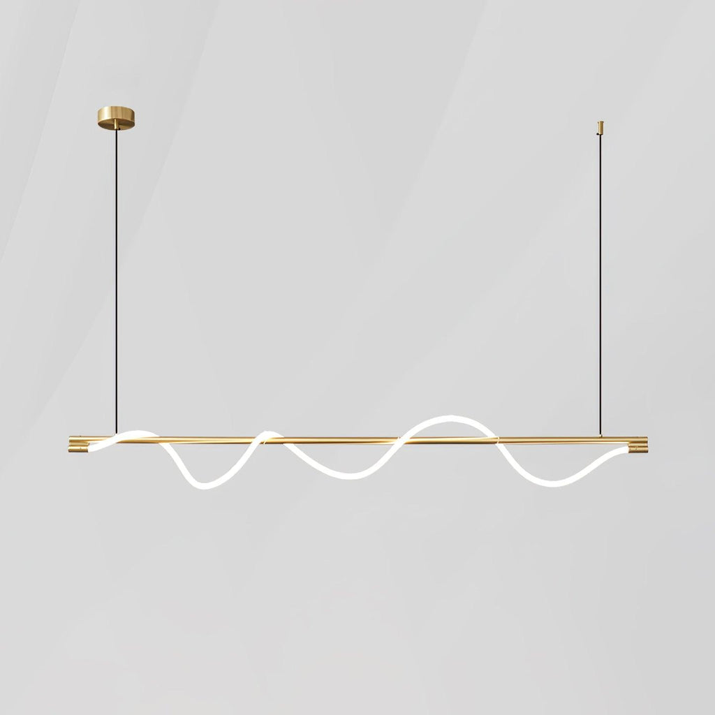 Pulse Minimalista Ottone Lampada a Sospensione