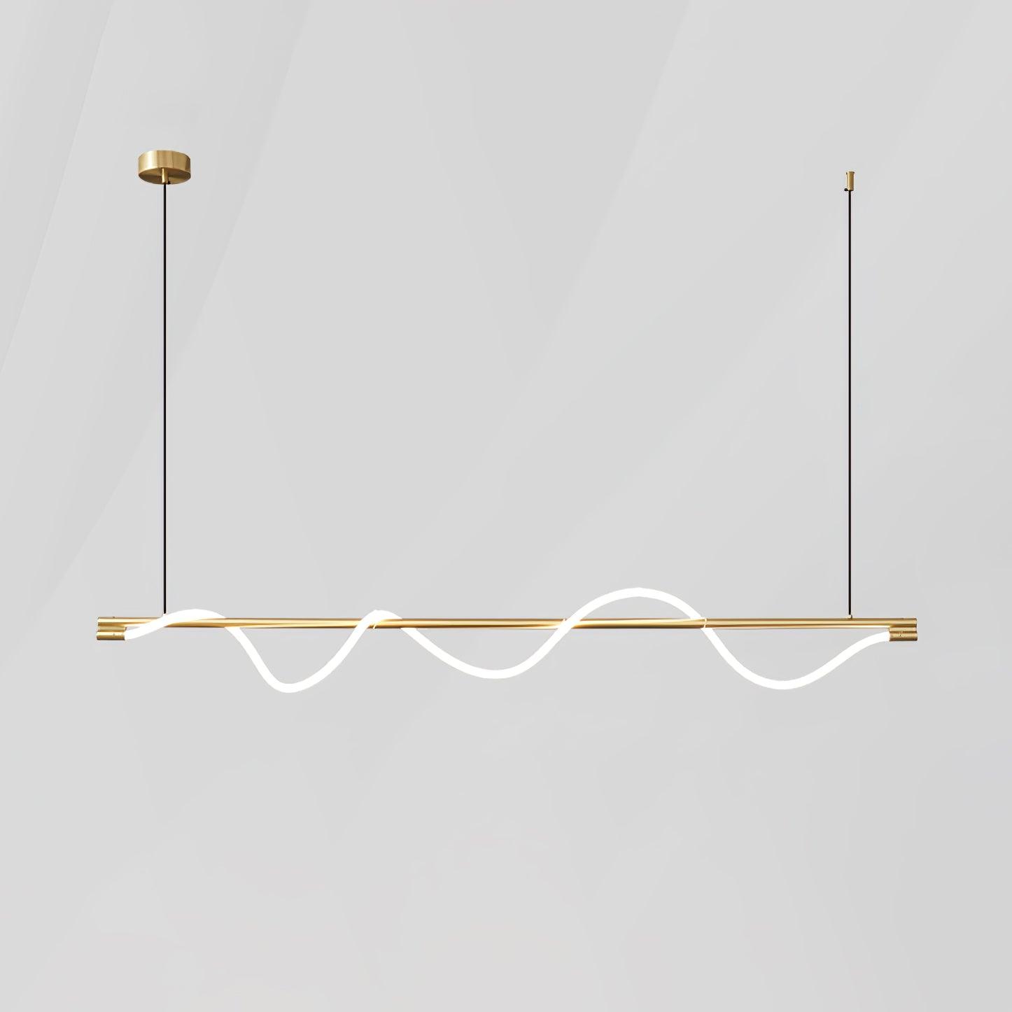 Pulse Minimalista Ottone Lampada a Sospensione