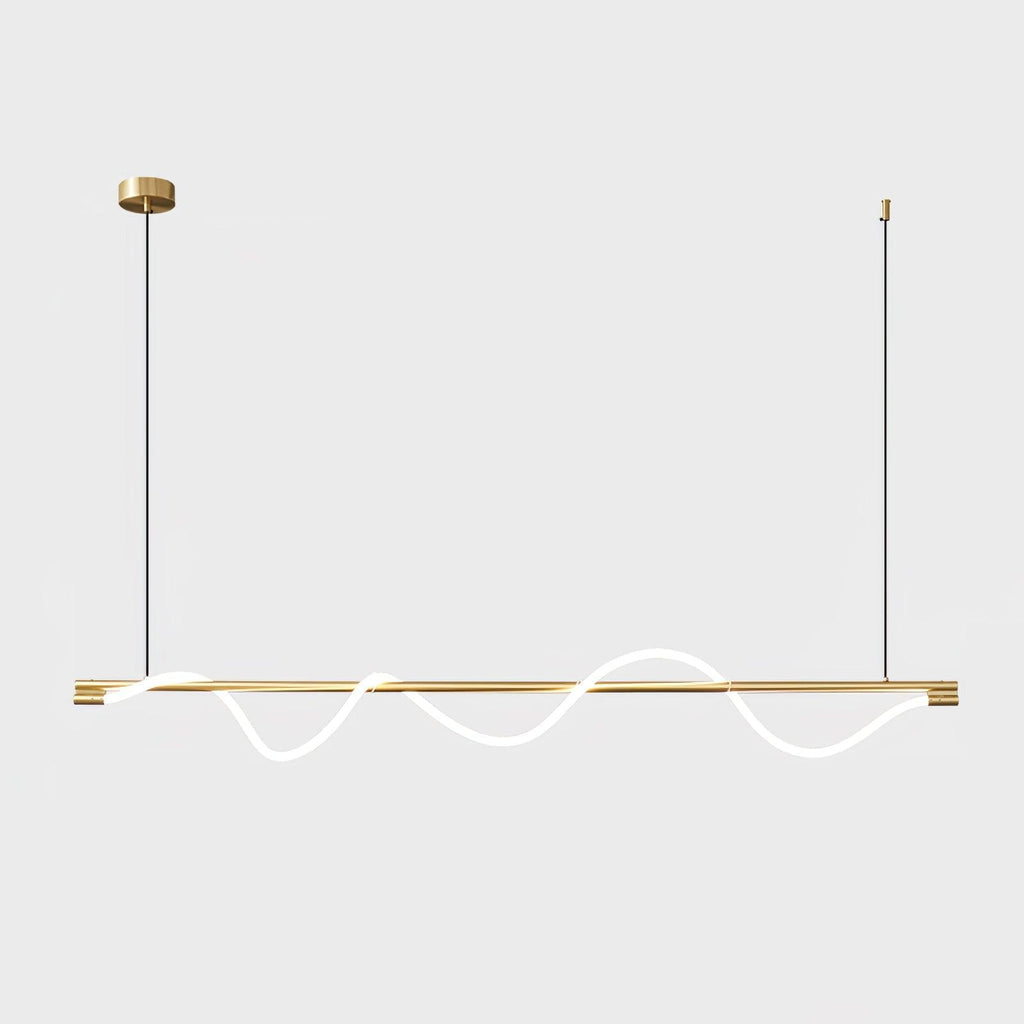 Pulse Minimalista Ottone Lampada a Sospensione