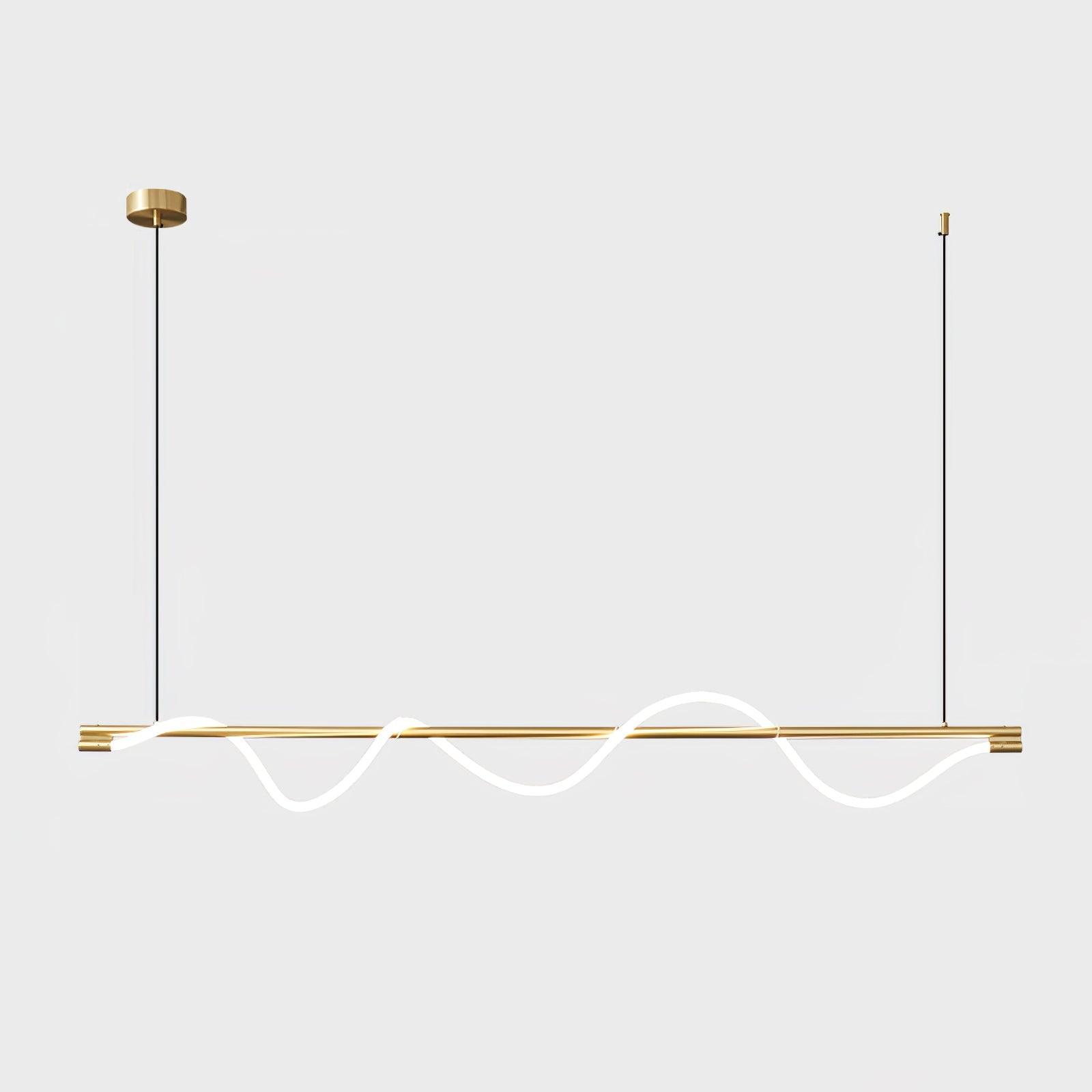 Pulse Minimalista Ottone Lampada a Sospensione