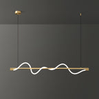 Pulse Minimalista Ottone Lampada a Sospensione