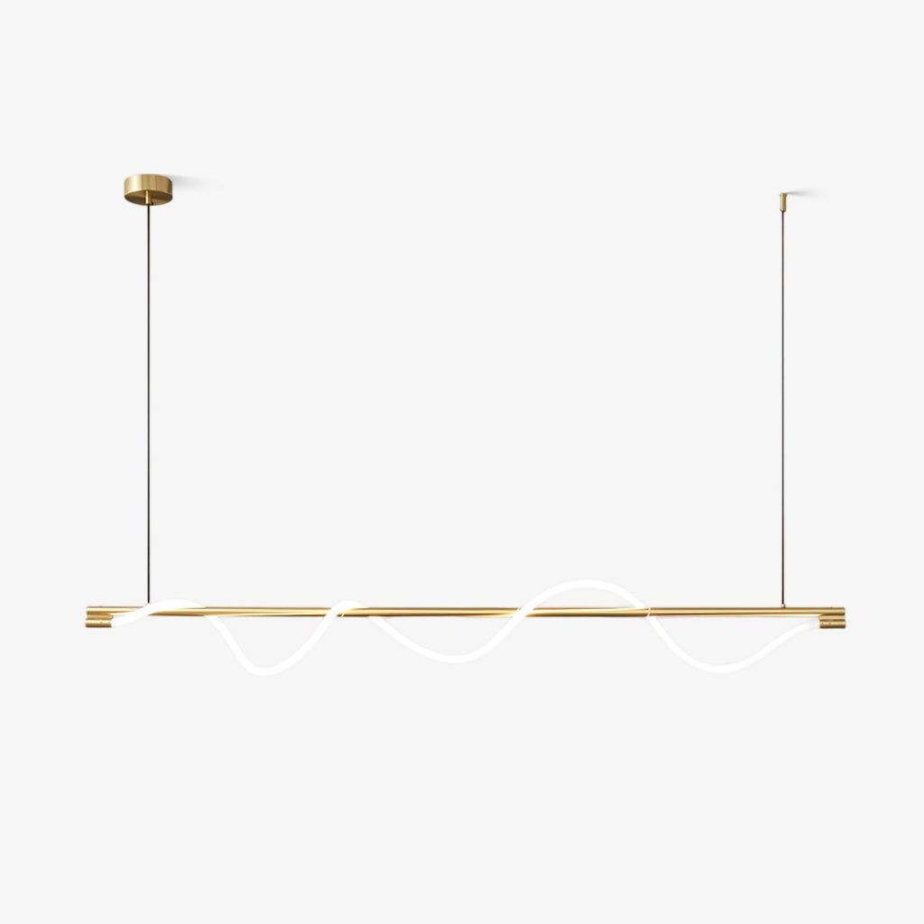 Pulse Minimalista Ottone Lampada a Sospensione