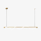 Pulse Minimalista Ottone Lampada a Sospensione