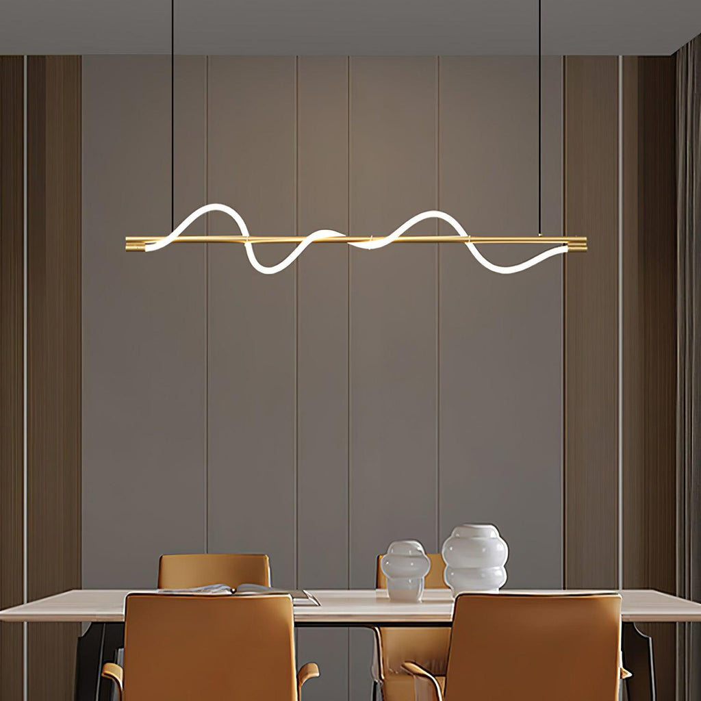 Pulse Minimalista Ottone Lampada a Sospensione