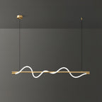 Pulse Minimalista Ottone Lampada a Sospensione