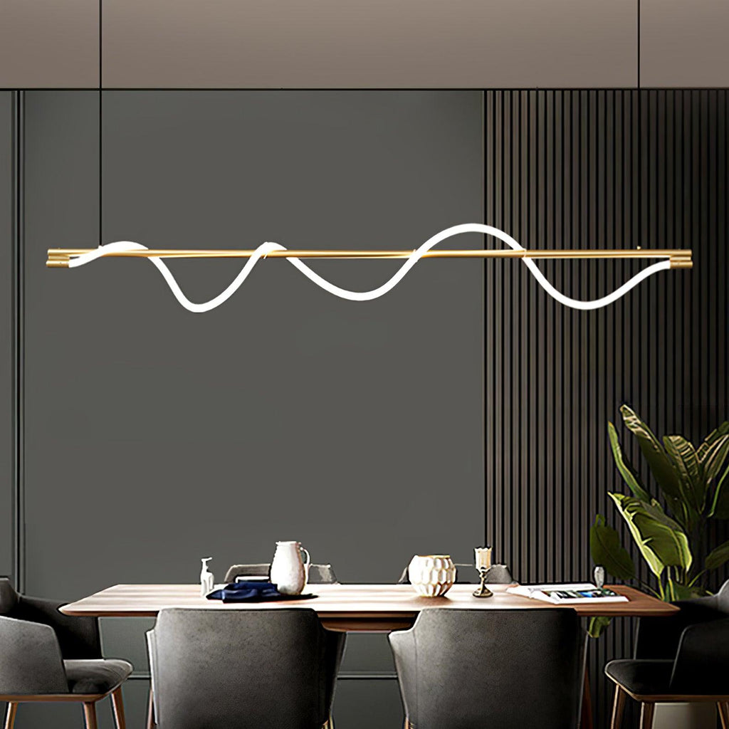 Pulse Minimalista Ottone Lampada a Sospensione