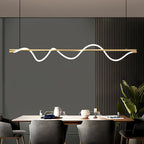 Pulse Minimalista Ottone Lampada a Sospensione