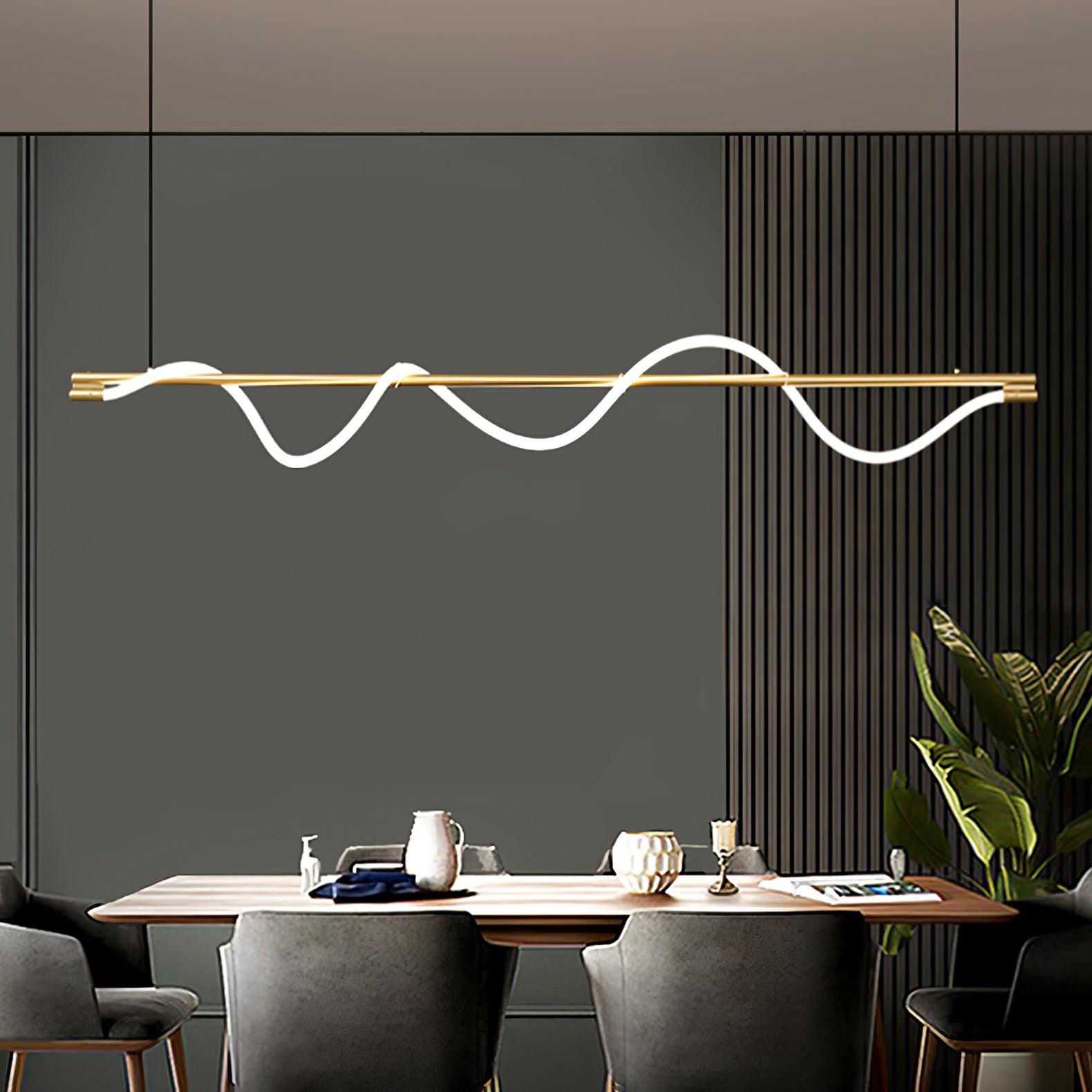 Pulse Minimalista Ottone Lampada a Sospensione