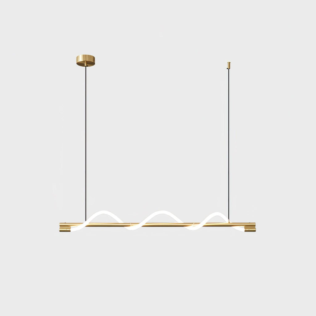 Pulse Minimalista Ottone Lampada a Sospensione