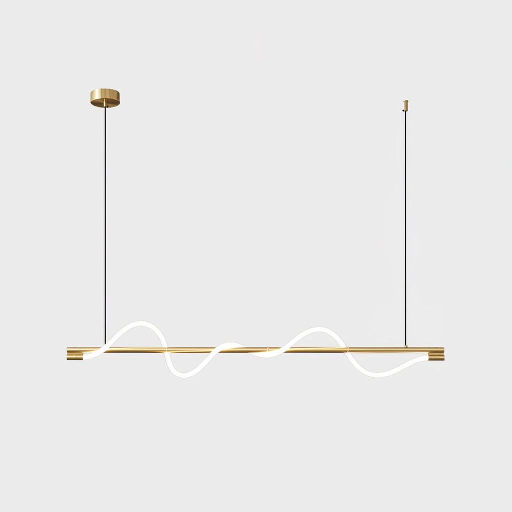 Pulse Minimalista Ottone Lampada a Sospensione