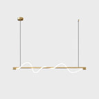 Pulse Minimalista Ottone Lampada a Sospensione