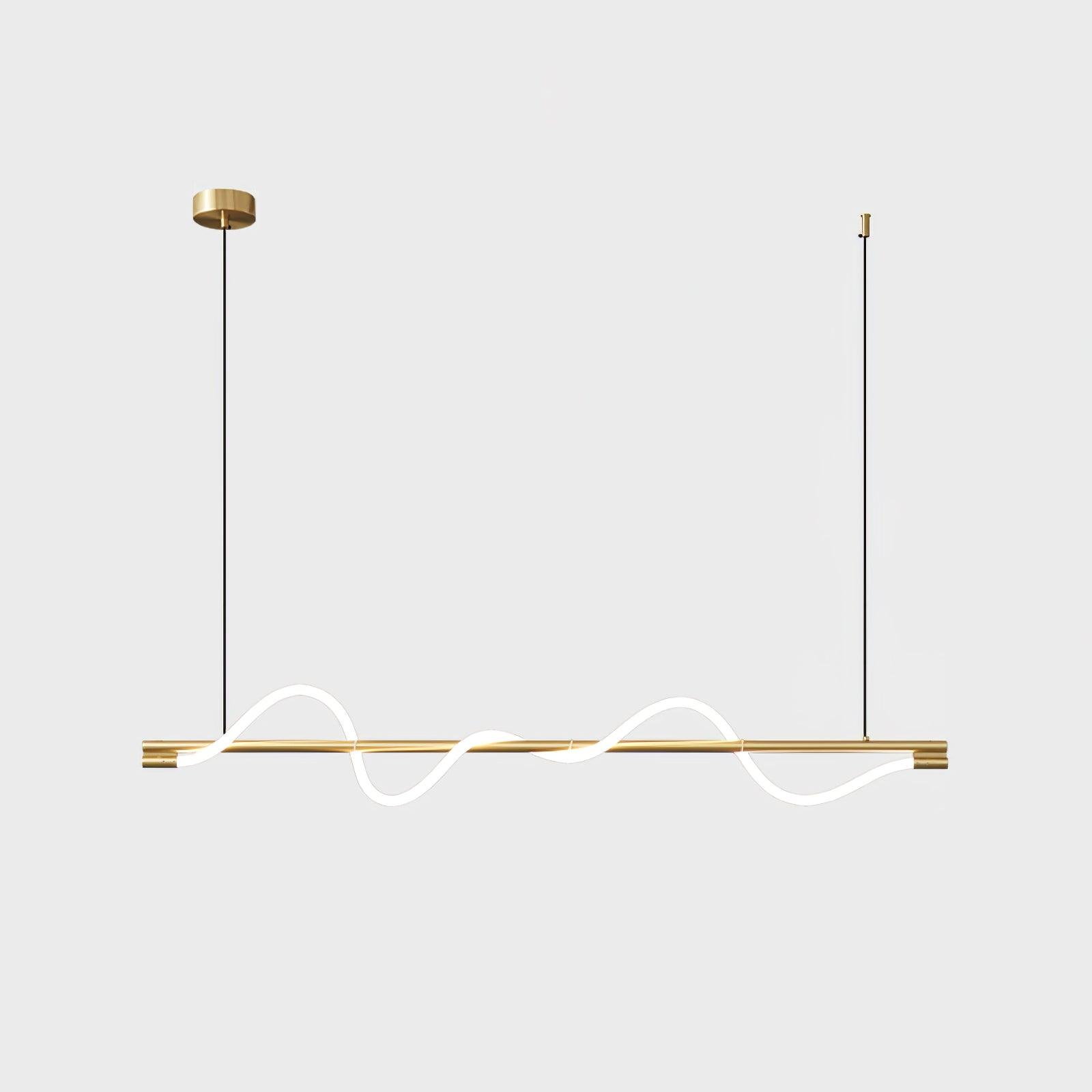 Pulse Minimalista Ottone Lampada a Sospensione