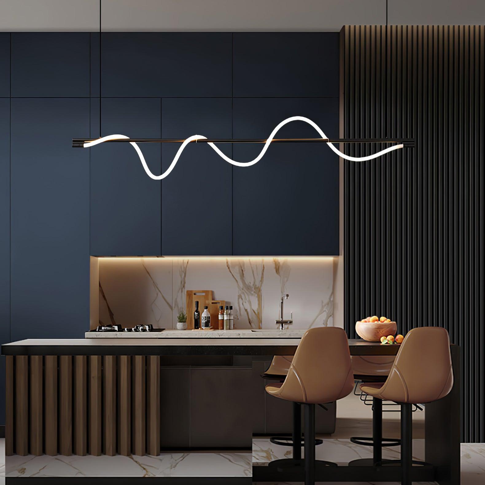 Pulse Minimalista Ottone Lampada a Sospensione