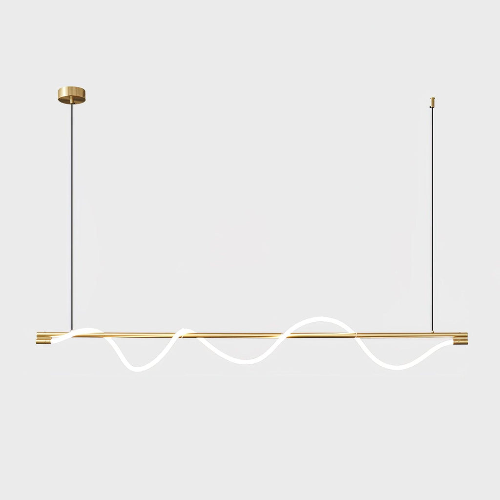 Pulse Minimalista Ottone Lampada a Sospensione