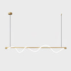 Pulse Minimalista Ottone Lampada a Sospensione