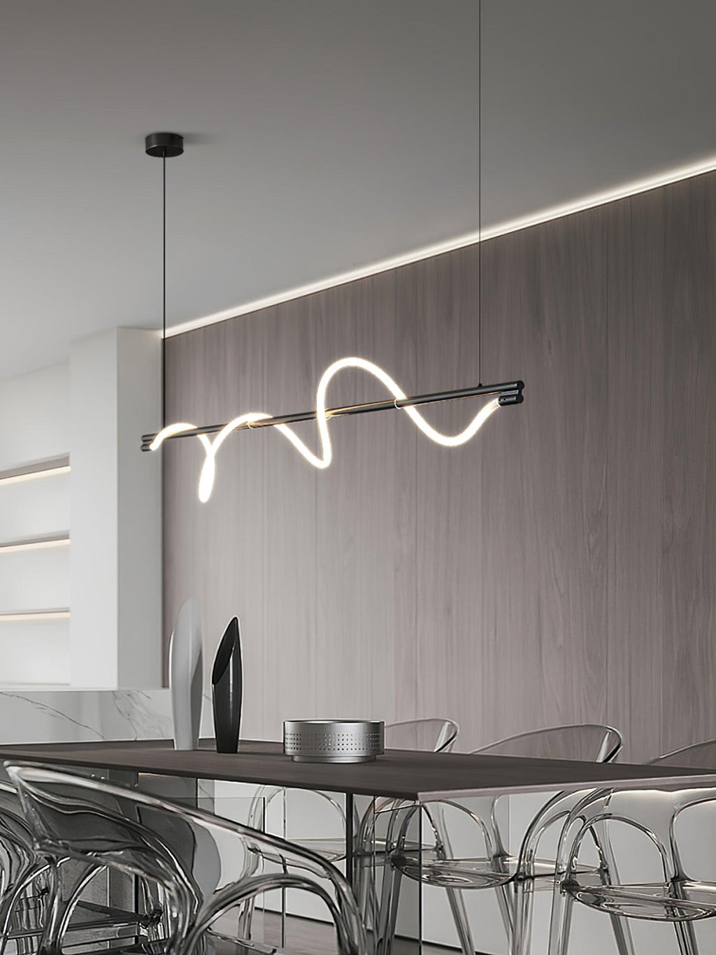 Pulse Minimalista Ottone Lampada a Sospensione