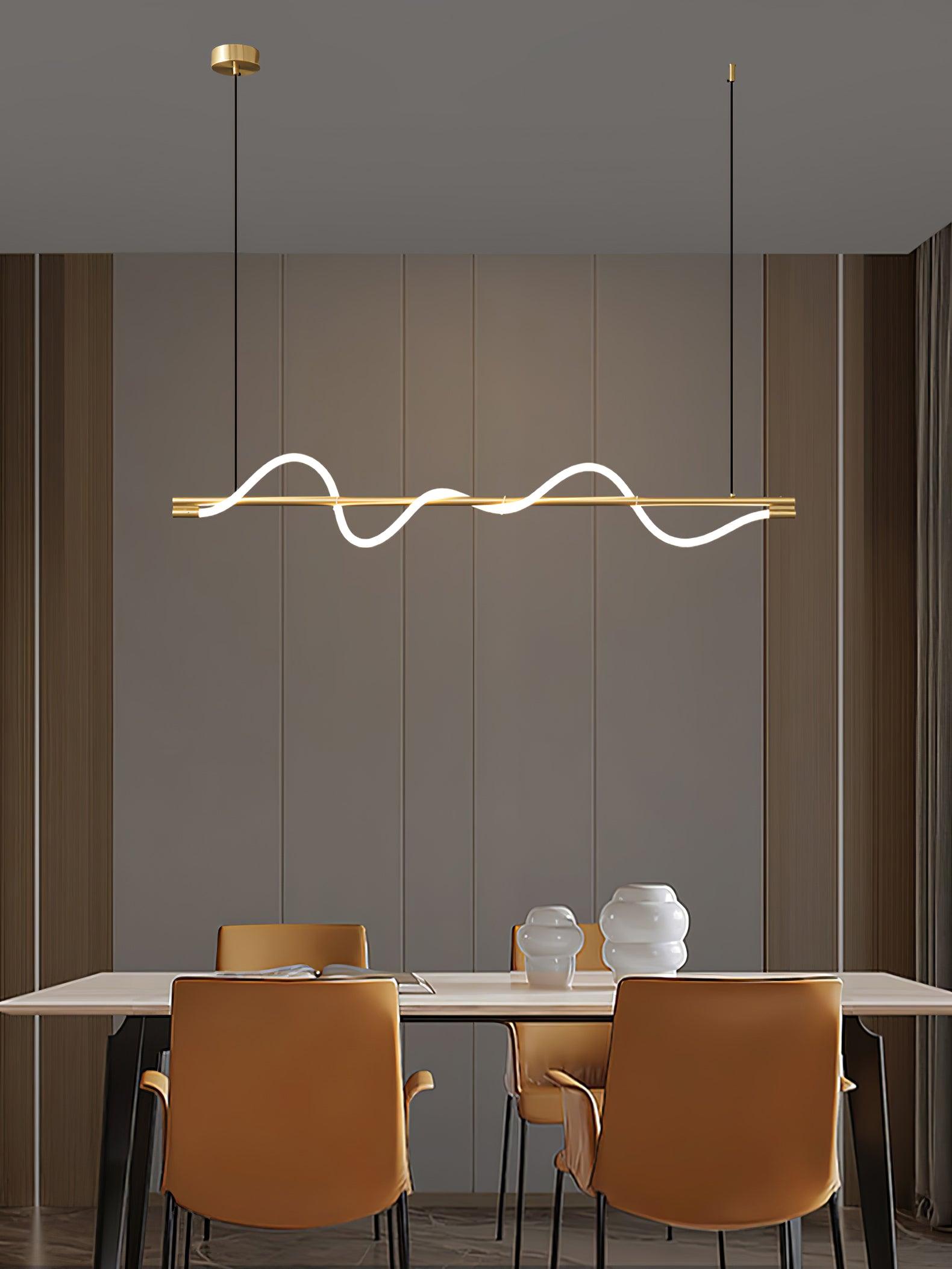 Pulse Minimalista Ottone Lampada a Sospensione