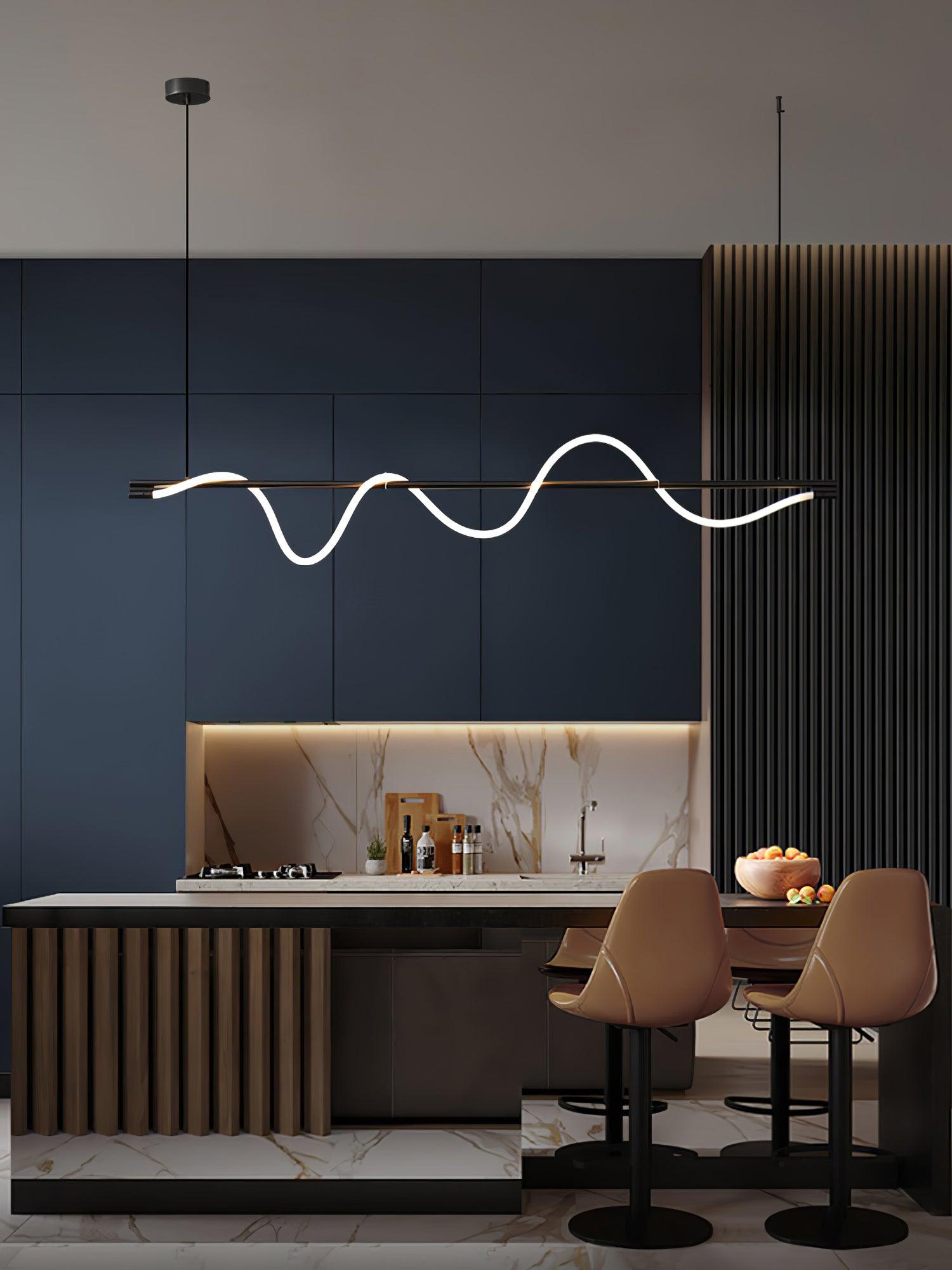 Pulse Minimalista Ottone Lampada a Sospensione