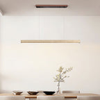 Lampada a Sospensione in Travertino Lineare