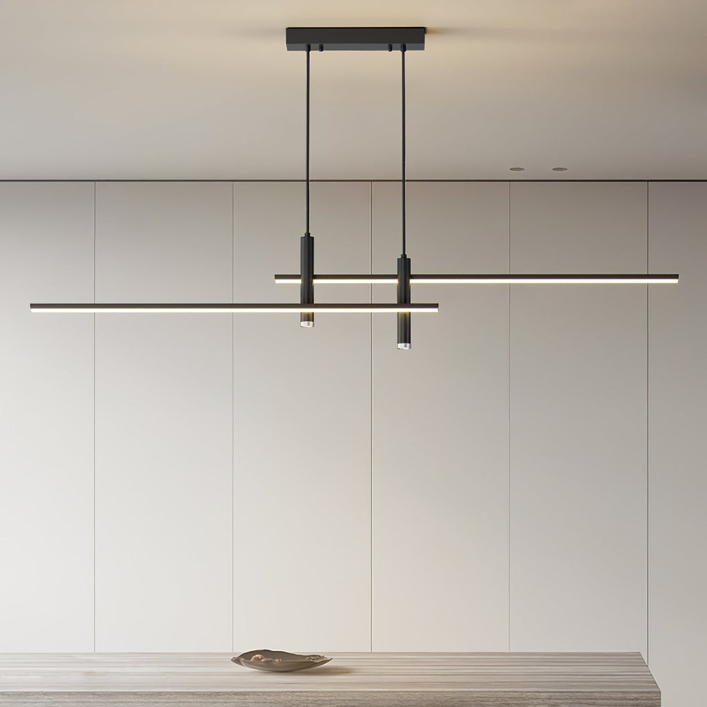 Lampada a Sospensione Lineare Moderna Arisha per Sala da Pranzo
