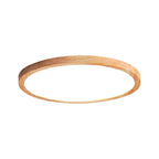 Lampada da soffitto Lirinco – Cornice in legno – Opaca – Ø 40 cm – Design moderno per soggiorno e camera da letto