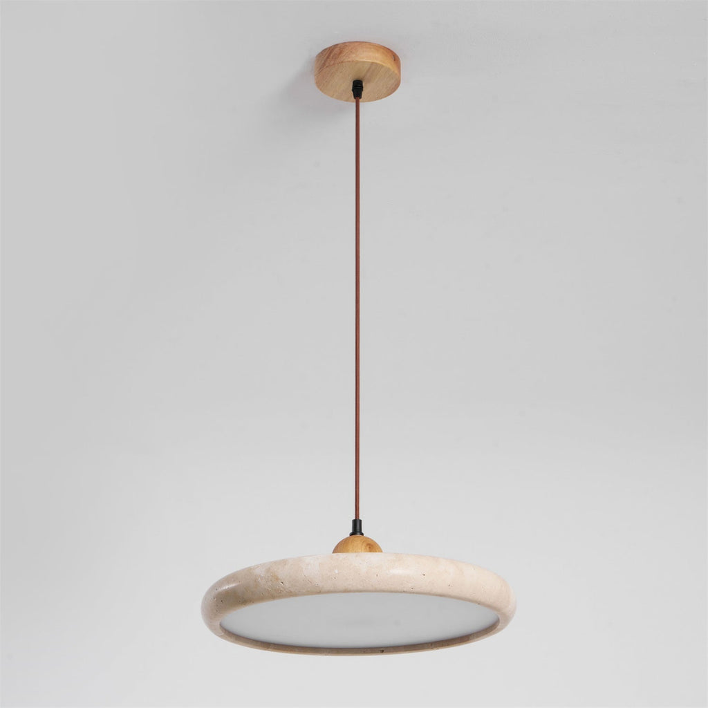 Lampada a sospensione in Travertino Lola