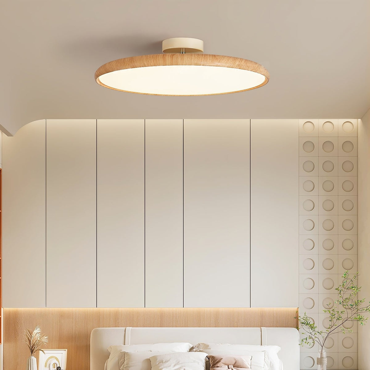 Lampada da soffitto regolabile in legno Lola