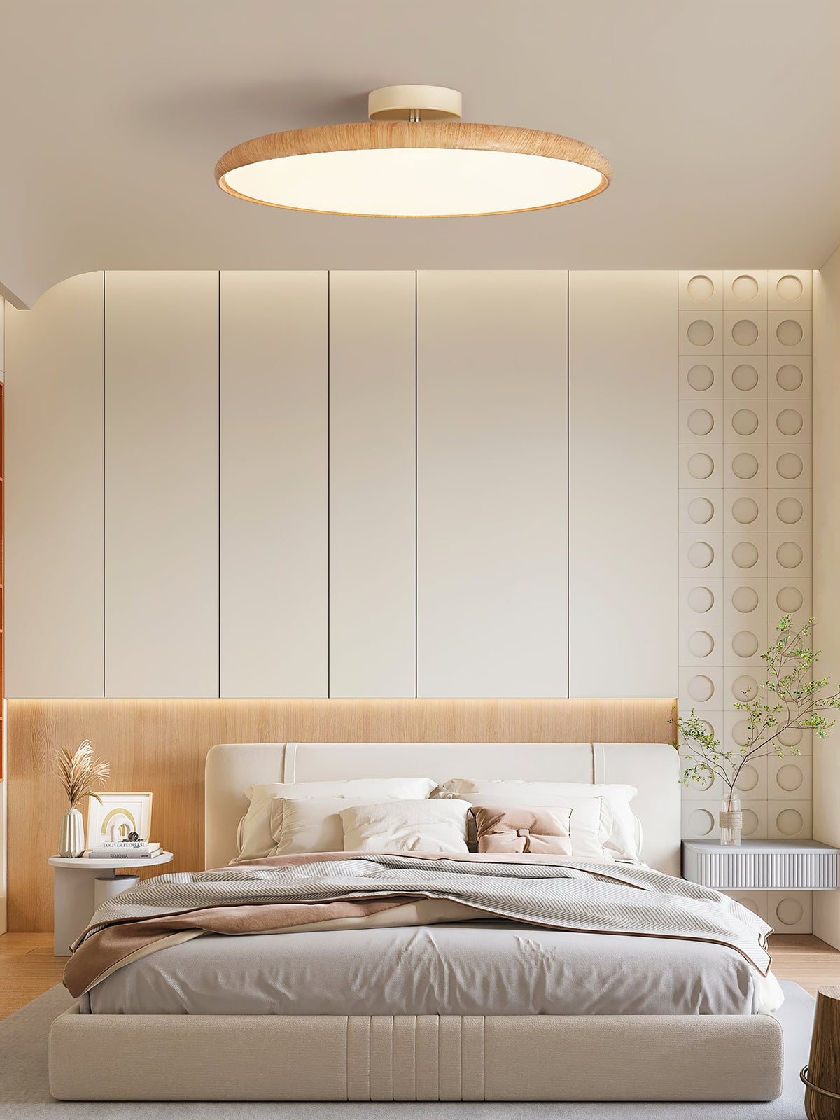Lampada da soffitto regolabile in legno Lola