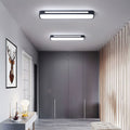 Lampada da soffitto Longus – Ferro & Acrilico – Bianco – 48×58×78 cm – Lampada da soffitto LED moderna per soggiorno