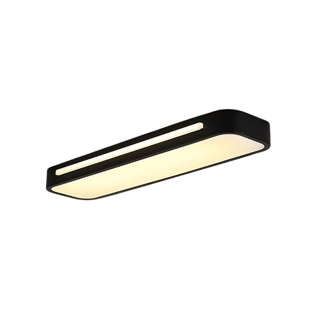 Lampada da soffitto Longus – Ferro & Acrilico – Bianco – 48×58×78 cm – Lampada da soffitto LED moderna per soggiorno