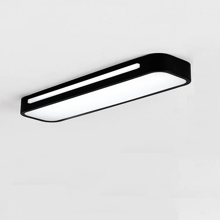 Lampada da soffitto Longus – Ferro & Acrilico – Bianco – 48×58×78 cm – Lampada da soffitto LED moderna per soggiorno