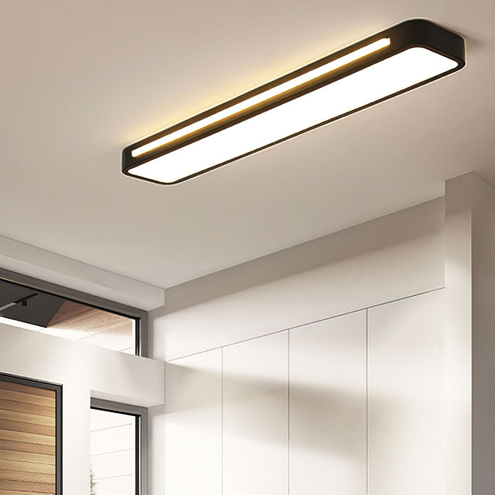 Lampada da soffitto Longus – Ferro & Acrilico – Bianco – 48×58×78 cm – Lampada da soffitto LED moderna per soggiorno