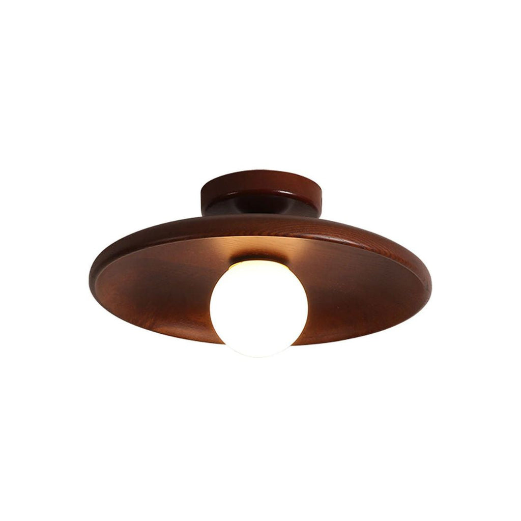Lampada da soffitto Losnero – Legno – Naturale – Ø18/28/35 cm – Elegante per soggiorno e camera da letto