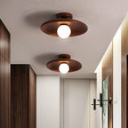 Lampada da soffitto Losnero – Legno – Naturale – Ø18/28/35 cm – Elegante per soggiorno e camera da letto