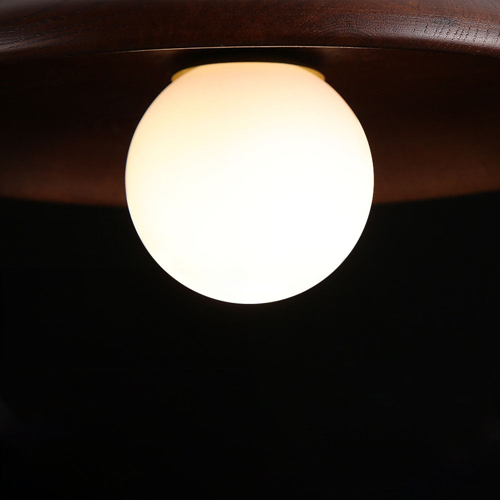 Lampada da soffitto Losnero – Legno – Naturale – Ø18/28/35 cm – Elegante per soggiorno e camera da letto