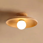 Lampada da soffitto Losnero – Legno – Naturale – Ø18/28/35 cm – Elegante per soggiorno e camera da letto