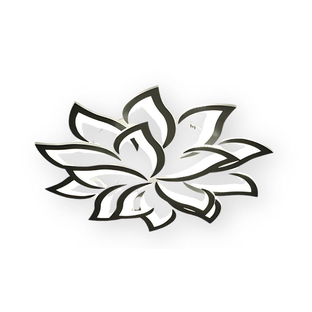 Lampada da soffitto Lovela – Metallo & Acrilico – Bianco – Ø 55/66 cm – Design elegante per il soggiorno