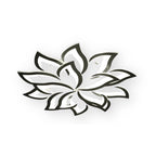 Lampada da soffitto Lovela – Metallo & Acrilico – Bianco – Ø 55/66 cm – Design elegante per il soggiorno