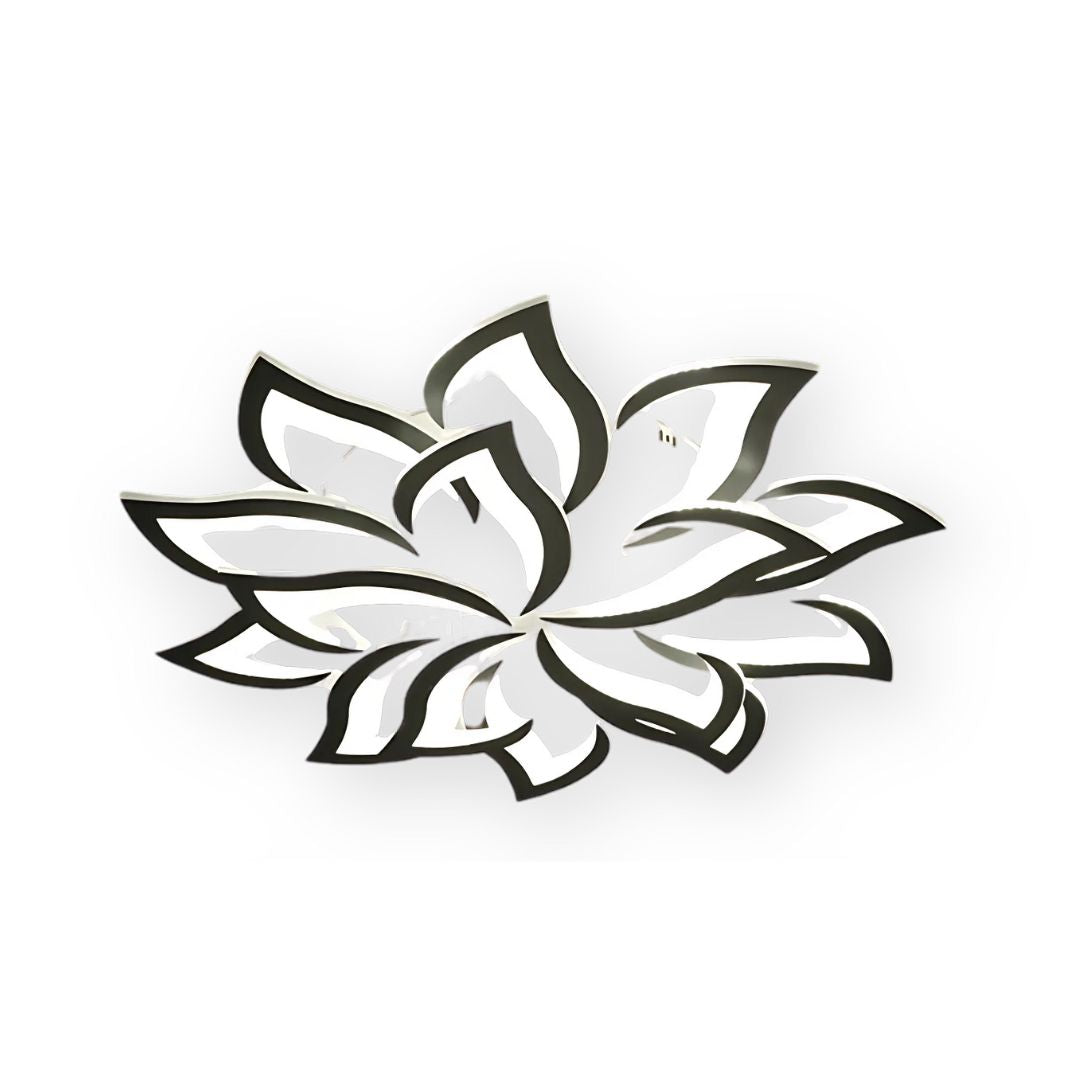 Lampada da soffitto Lovela – Metallo & Acrilico – Bianco – Ø 55/66 cm – Design elegante per il soggiorno
