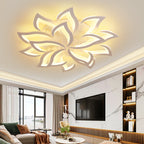 Lampada da soffitto Lovela – Metallo & Acrilico – Bianco – Ø 55/66 cm – Design elegante per il soggiorno