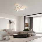 Lampada da soffitto Lovela – Metallo & Acrilico – Bianco – Ø 55/66 cm – Design elegante per il soggiorno