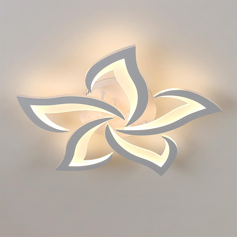 Lampada da soffitto Lovela – Metallo & Acrilico – Bianco – Ø 55/66 cm – Design elegante per il soggiorno
