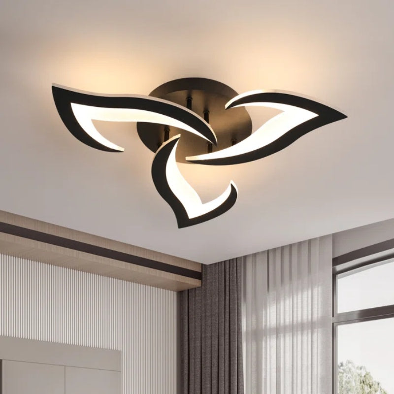 Lampada da soffitto Lovela – Metallo & Acrilico – Bianco – Ø 55/66 cm – Design elegante per il soggiorno