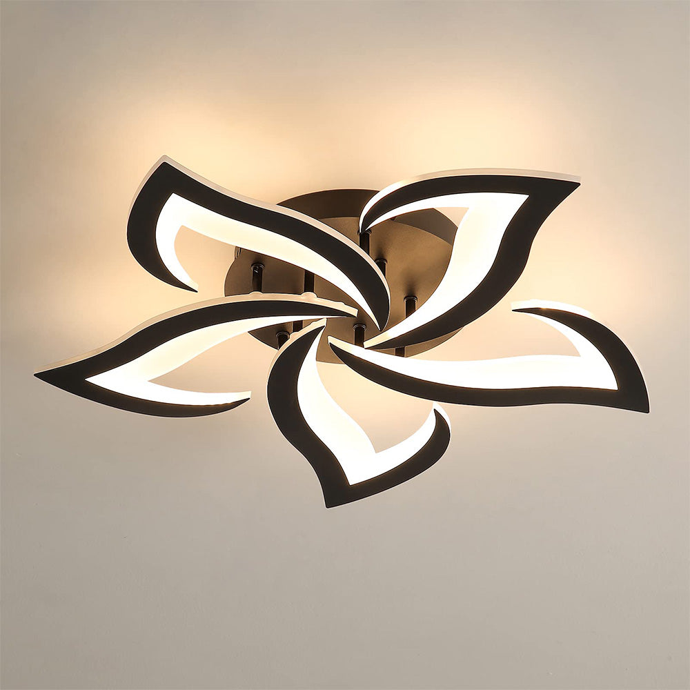 Lampada da soffitto Lovela – Metallo & Acrilico – Bianco – Ø 55/66 cm – Design elegante per il soggiorno