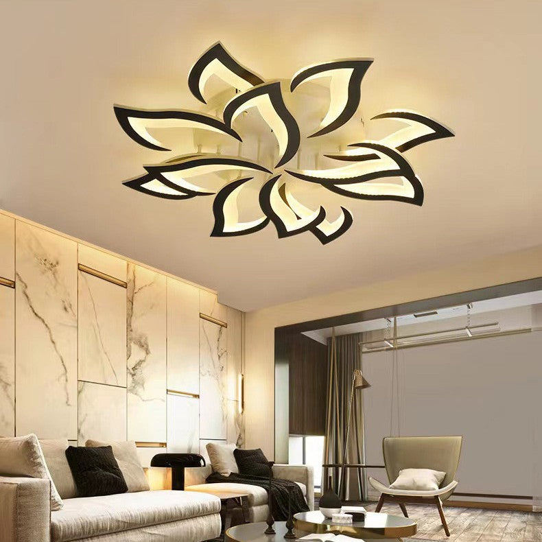 Lampada da soffitto Lovela – Metallo & Acrilico – Bianco – Ø 55/66 cm – Design elegante per il soggiorno
