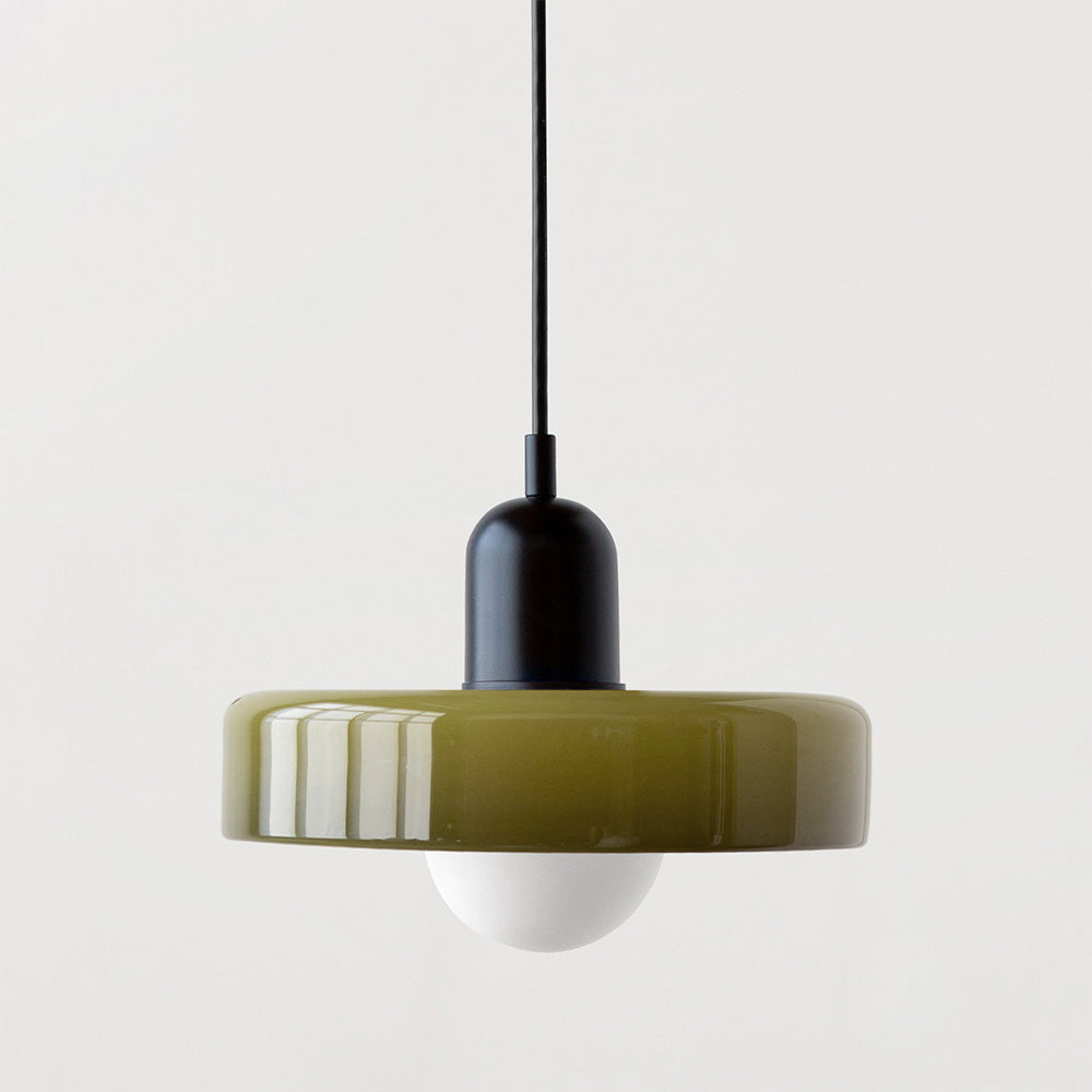 Luccon Lampada a Sospensione in Vetro Stile Vintage