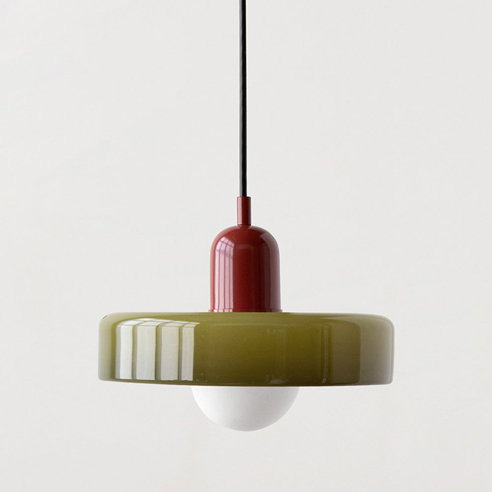 Luccon Lampada a Sospensione in Vetro Stile Vintage